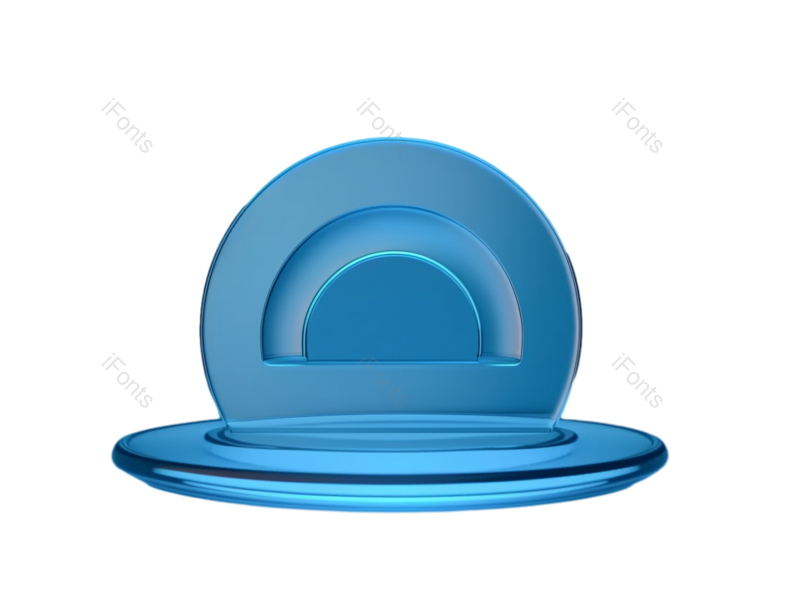 装饰图片,618元素,质感PNG,蓝色免抠素材